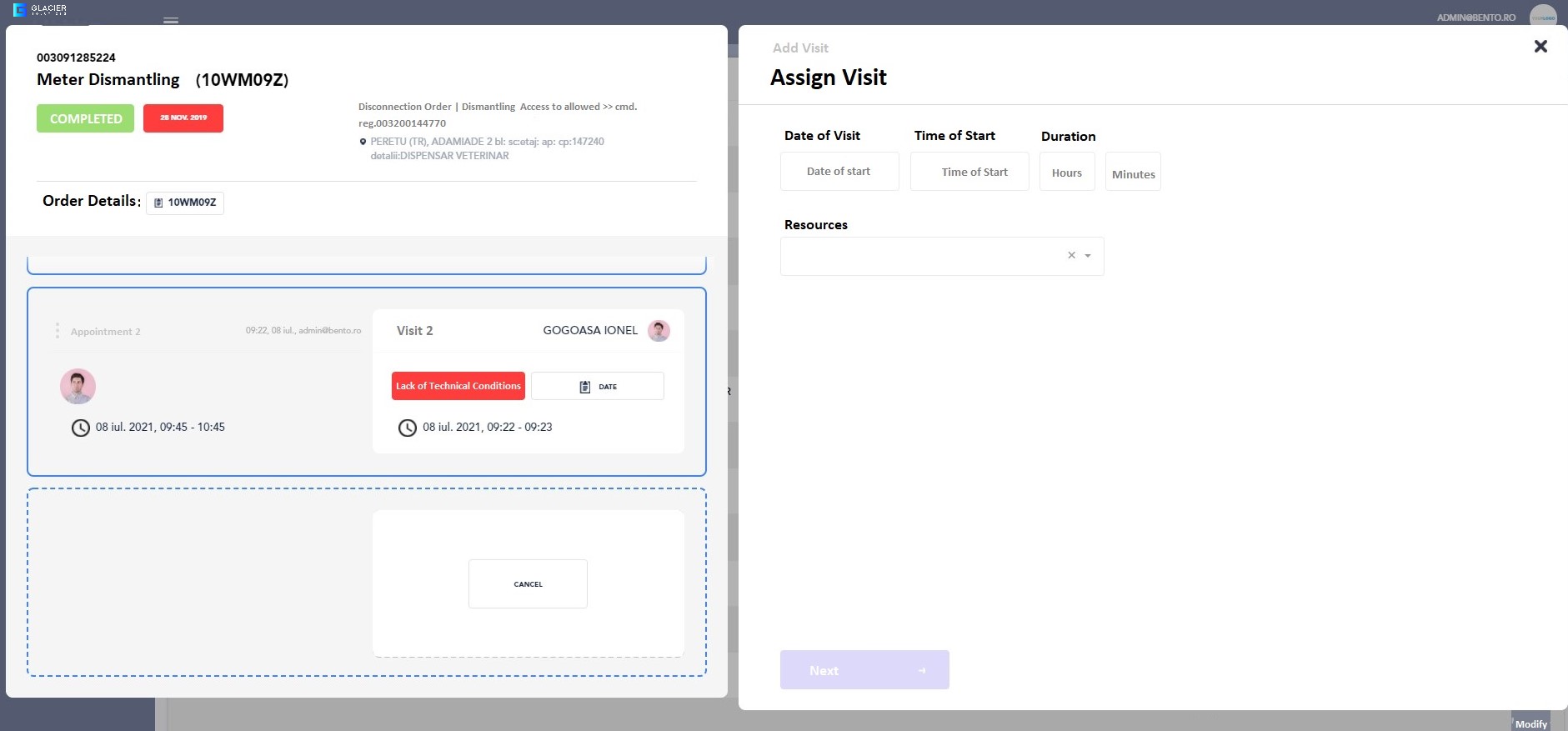 FSM Add visit Glacier